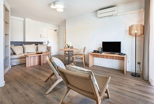 Flacalco - Wohnbeispiel Appartement 1 Schlafzimmer (Zimmercodierung AB1)