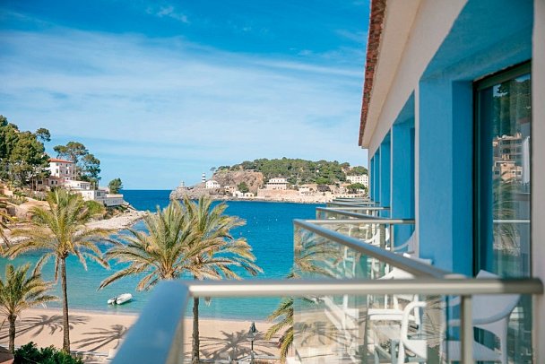 Los Geranios - Beispiel Balkon Doppelzimmer Komfort seitl. Meerblick (Zimmercodierung DBN)