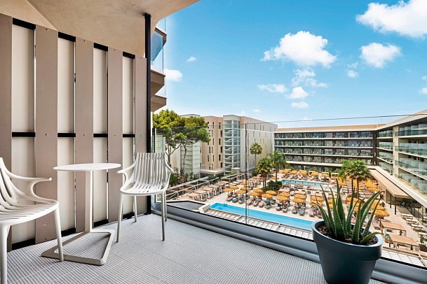 Aubamar Palma Resort - Beispiel Balkon (Zimmercodierung DBP)