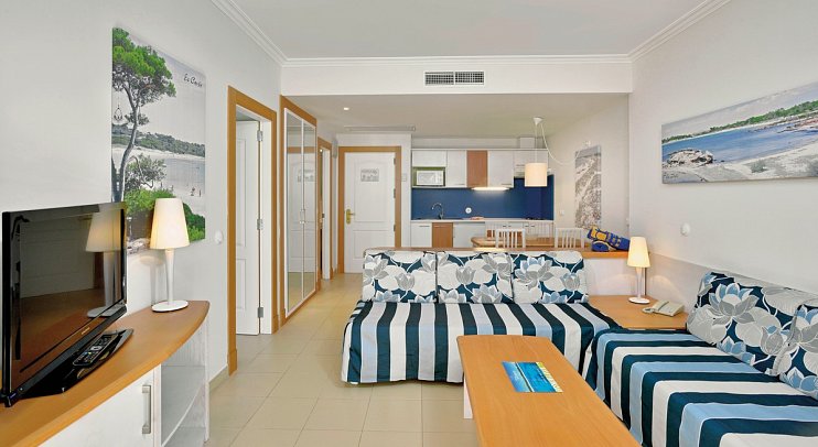 Isla de Cabrera Aparthotel - Wohnbeispiel Appartement 1 Schlafzimmer (Zimmercodierungen AB1 & AB2)