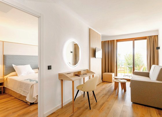 Alua Suites Las Rocas - Wohnbeispiel Suite 1 Schlafzimmer (Zimmercodierungen WB1 & WBM)