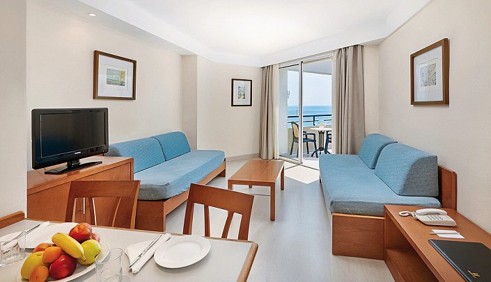Hipotels Bahía Grande - Wohnbeispiel Appartement 1 Schlafzimmer (Zimmercodierung AB1)