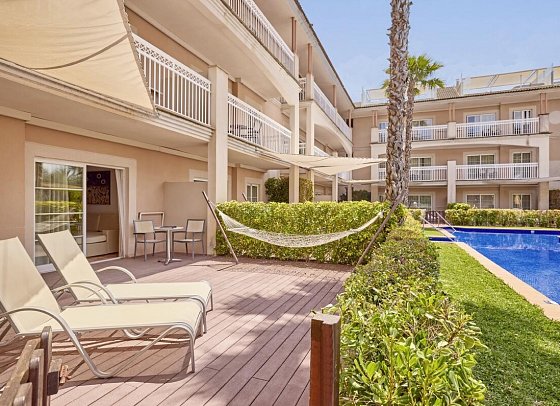 Zafiro Ca'n Picafort - Wohnbeispiel Suite 1 Schlafzimmer Swim-Up (Zimmercodierung W1Q/W2Q)