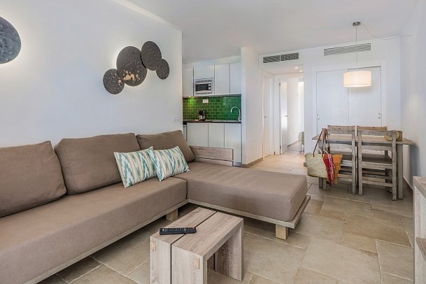 Sea Club Mediterranean Resort - Wohnbeispiel Appartement 1 Schlafzimmer (Zimmercodierung AB1)