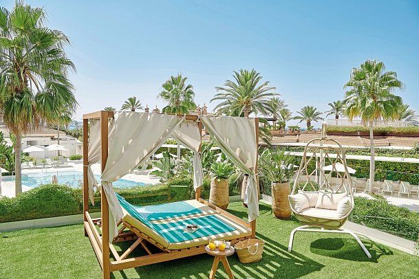 Iberostar Selection Playa de Palma - Wohnbeispiel Doppelzimmer Premium Poolblick (mit Terrasse) (Zimmercodierungen D3P & D4P)