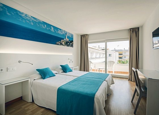 THB Dos Playas - Wohnbeispiel Doppelzimmer Poolblick (Zimmercodierung DBP)