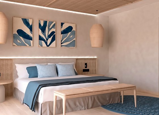 Marins Suites - Wohnbeispiel Juniorsuite Meerblick (Zimmercodierung JBM)