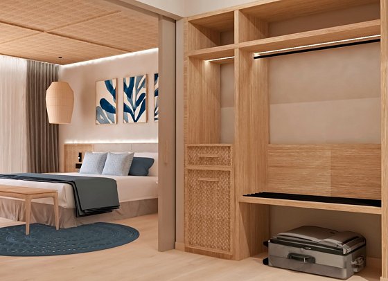 Marins Suites - Wohnbeispiel Juniorsuite Meerblick (Zimmercodierung JBM)
