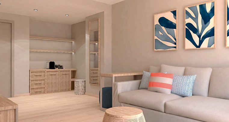 Marins Suites - Wohnbeispiel Suite (Zimmercodierungen WB2 & WBM)