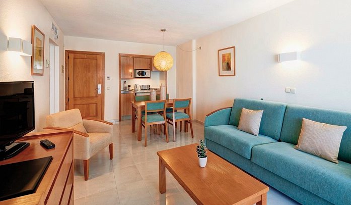 Hipotels Coma Gran - Wohnbeispiel Appartement 1 Schlafzimmer (Zimmercodierung AB1)