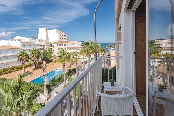 JS Sol de Ca'n Picafort - Beispiel Balkon (Zimmercodierungen DB1, DP1 & DP2)