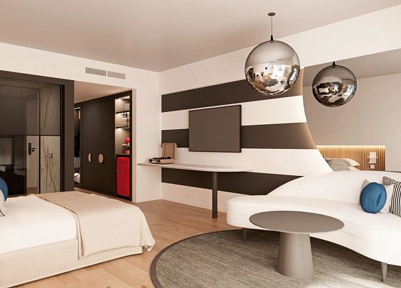 Universal Hotel Neptuno - Adults Only - Wohnbeispiel Juniorsuite mit Terrasse (Zimmercodierung JB1)