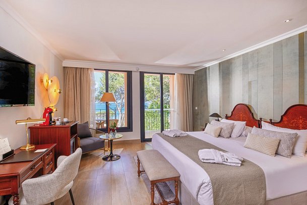 Secrets Mallorca Villamil Resort & Spa - Wohnbeispiel Doppelzimmer Deluxe frontaler Meerblick (Zimmercodierung DDM)