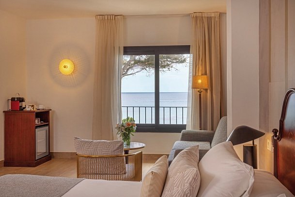 Secrets Mallorca Villamil Resort & Spa - Wohnbeispiel Doppelzimmer Deluxe frontaler Meerblick (Zimmercodierung DDM)