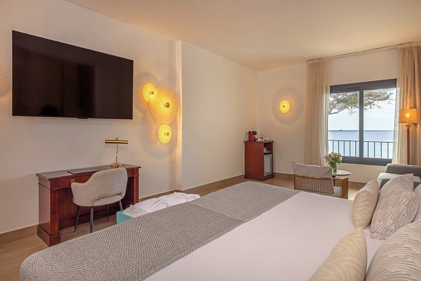 Secrets Mallorca Villamil Resort & Spa - Wohnbeispiel Doppelzimmer Deluxe frontaler Meerblick (Zimmercodierung DDM)