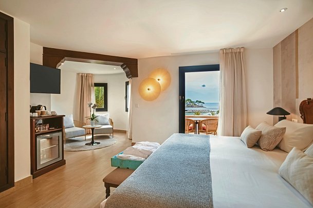Secrets Mallorca Villamil Resort & Spa - Wohnbeispiel Juniorsuite frontaler Meerblick Preferred Club (Zimmercodierung JTM)