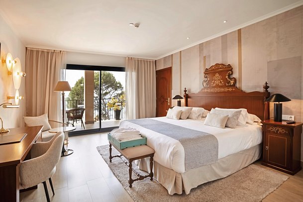 Secrets Mallorca Villamil Resort & Spa - Wohnbeispiel Doppelzimmer Deluxe frontaler Meerblick Preferred Club (Zimmercodierung DTM)