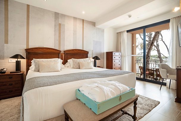 Secrets Mallorca Villamil Resort & Spa - Wohnbeispiel Suite frontaler Meerblick Preferred Club (Zimmercodierung WTM)