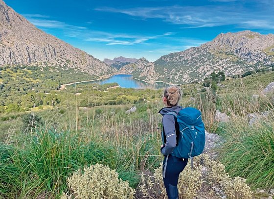 Mallorca - Trans Tramuntana - Blick auf Cuber Stausee
