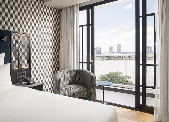 TRIBE Phnom Penh Post Office Square - Wohnbeispiel TRIBE Comfort with balcony (Zimmercodierung UB2)