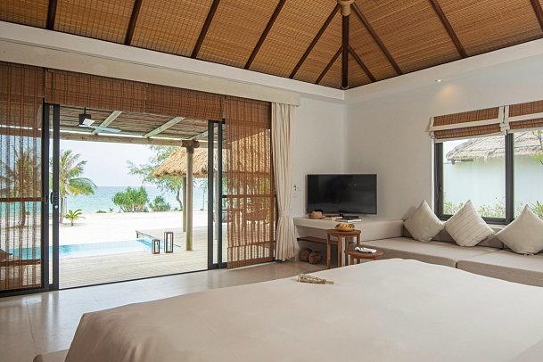The Royal Sands Koh Rong - Wohnbeispiel Beachfront Pool Villa (Zimmercodierung VDO)