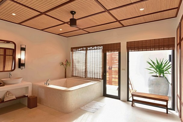 The Royal Sands Koh Rong - Beispiel Bad Beachfront Pool Villa (Zimmercodierung VDO)