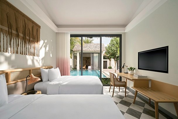 New World Phu Quoc Resort - Wohnbeispiel Garden Pool Villa (Zimmercodierungen V1R, V2R & V3R)