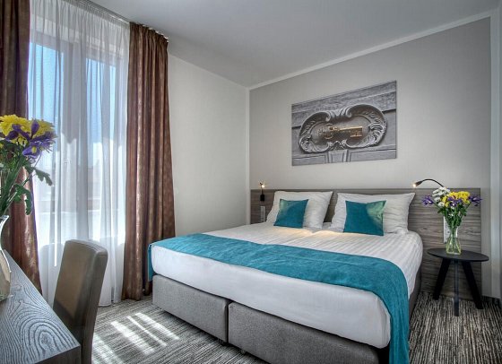 Hotel Páv - Wohnbeispiel Doppelzimmer (Zimmercodierung DB1)