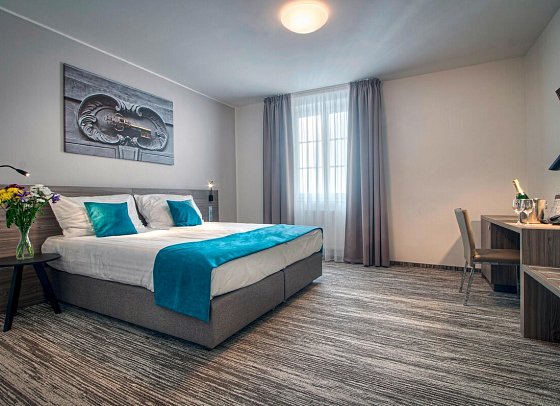 Hotel Páv - Wohnbeispiel Doppelzimmer (Zimmercodierung DB1)