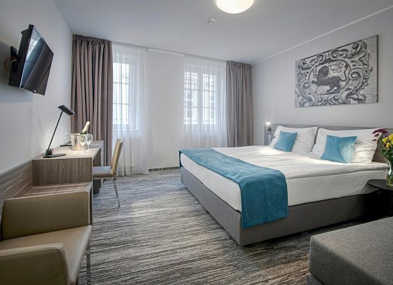 Hotel Páv - Wohnbeispiel Dreibettzimmer