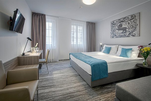 Hotel Páv - Wohnbeispiel Dreibettzimmer