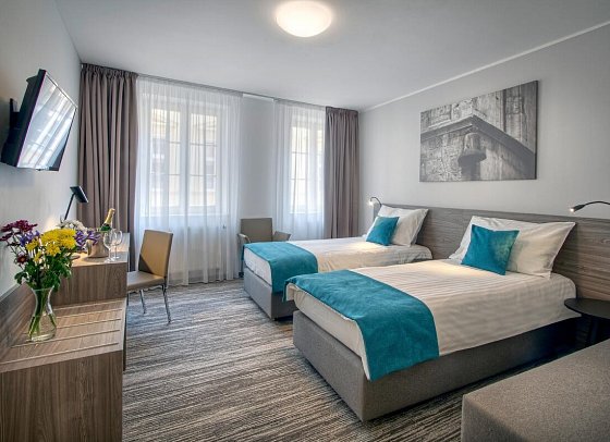 Hotel Páv - Wohnbeispiel Dreibettzimmer