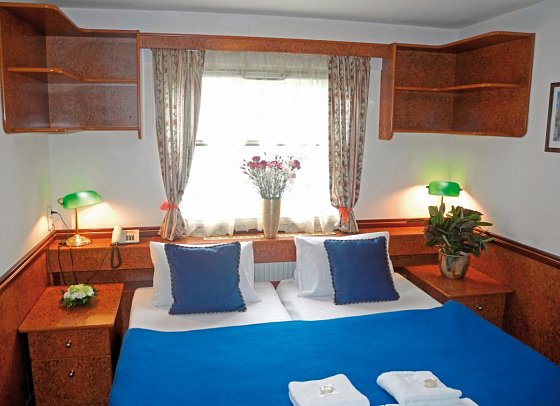 Botel Admiral - Wohnbeispiel Doppelzimmer Standard (Zimmercodierung DG1)