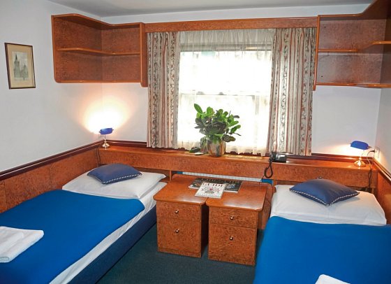 Botel Admiral - Wohnbeispiel Doppelzimmer Standard (Zimmercodierung DG1)