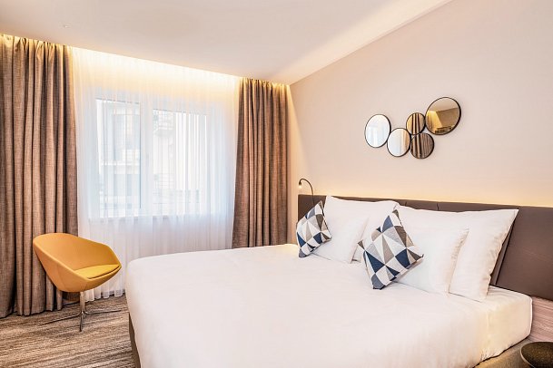 CUBE Hotel - Wohnbeispiel Doppelzimmer Superior (Zimmercodierung DS1)