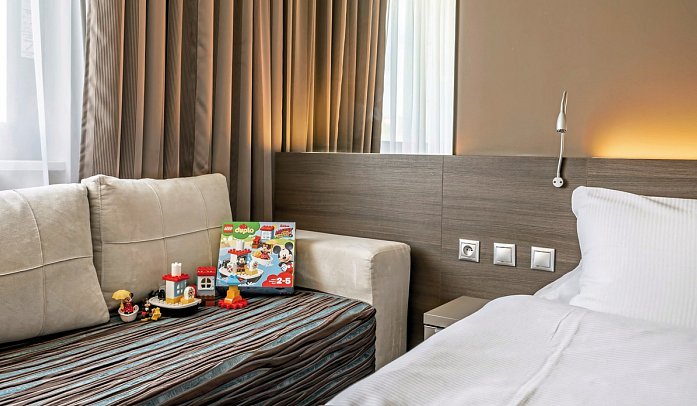 Hotel Expo - Wohnbeispiel Doppelzimmer Standard (Zimmercodierung DG1)