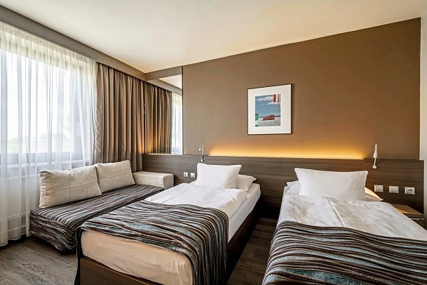 Hotel Expo - Wohnbeispiel Doppelzimmer Standard (Zimmercodierung DG1)