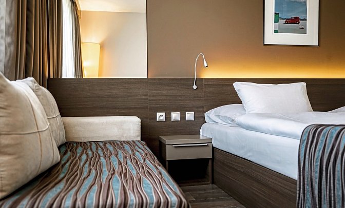 Hotel Expo - Wohnbeispiel Doppelzimmer Standard (Zimmercodierung DG1)