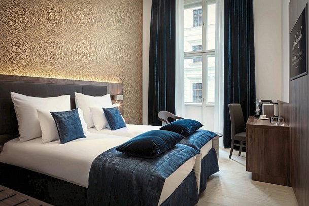 Michelangelo Grand Hotel Prague - Wohnbeispiel Doppelzimmer Deluxe (Zimmercodierung DD1)