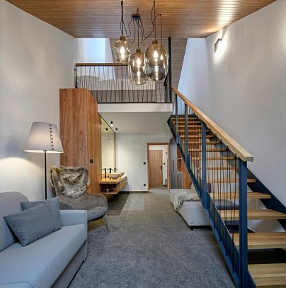 Wellness Hotel Svornost - Wohnbeispiel Maisonette Superior Appartement (Zimmercodierung MS1)