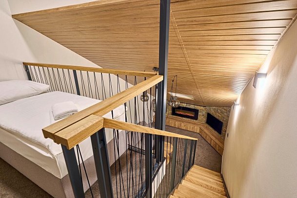 Wellness Hotel Svornost - Wohnbeispiel Maisonette Superior Appartement (Zimmercodierung MS1)
