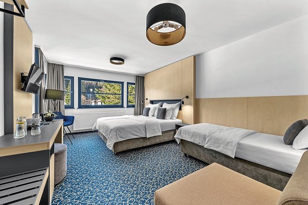 Resort Spindl Hotel & Aquapark - Wohnbeispiel Doppelzimmer Superior (Zimmercodierungen DS3 & DS4)