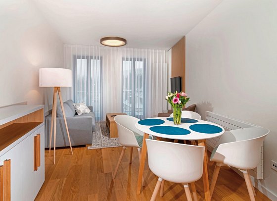 Hotel Grand - Wohnbeispiel Appartement Superior Residence Grand (Zimmercodierung AB2)