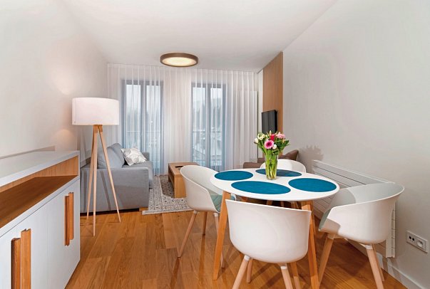 Hotel Grand - Wohnbeispiel Appartement Superior Residence Grand (Zimmercodierung AB2)