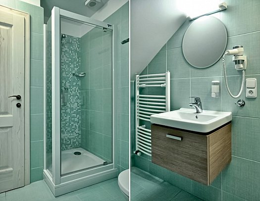 Hotel Grand - Wohnbeispiel Bad Pension Grand (Zimmercodierung DG2)