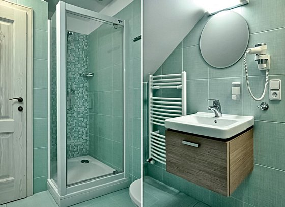 Hotel Grand - Wohnbeispiel Bad Pension Grand (Zimmercodierung DG2)