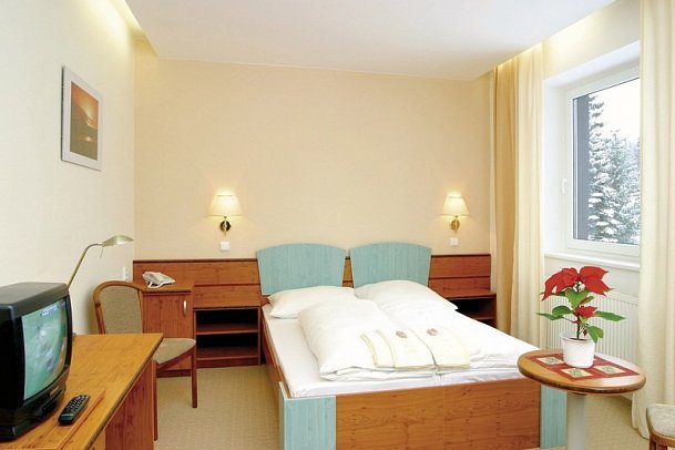 Interhotel Montana - Wohnbeispiel Doppelzimmer (Zimmercodierungen DP1 & DB1)