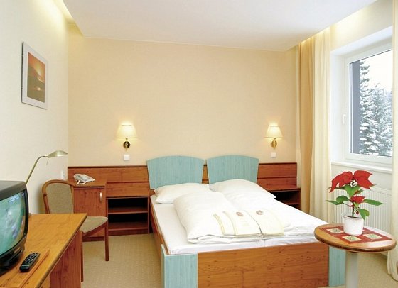 Interhotel Montana - Wohnbeispiel Doppelzimmer (Zimmercodierungen DP1 & DB1)
