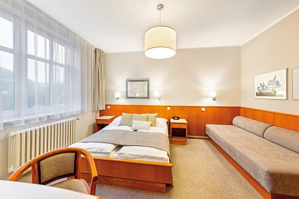 Snezka - Wohnbeispiel Doppelzimmer Standard (Zimmercodierungen DE3, DG1 & DG2)