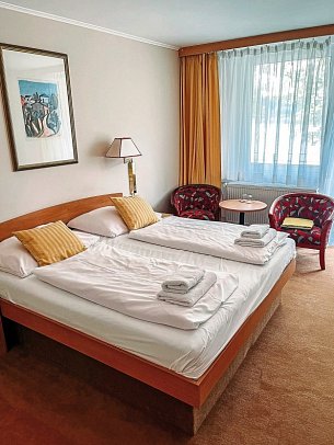 Hotel Riviera - Wohnbeispiel Doppelzimmer (Zimmercodierungen D1L & D2L)